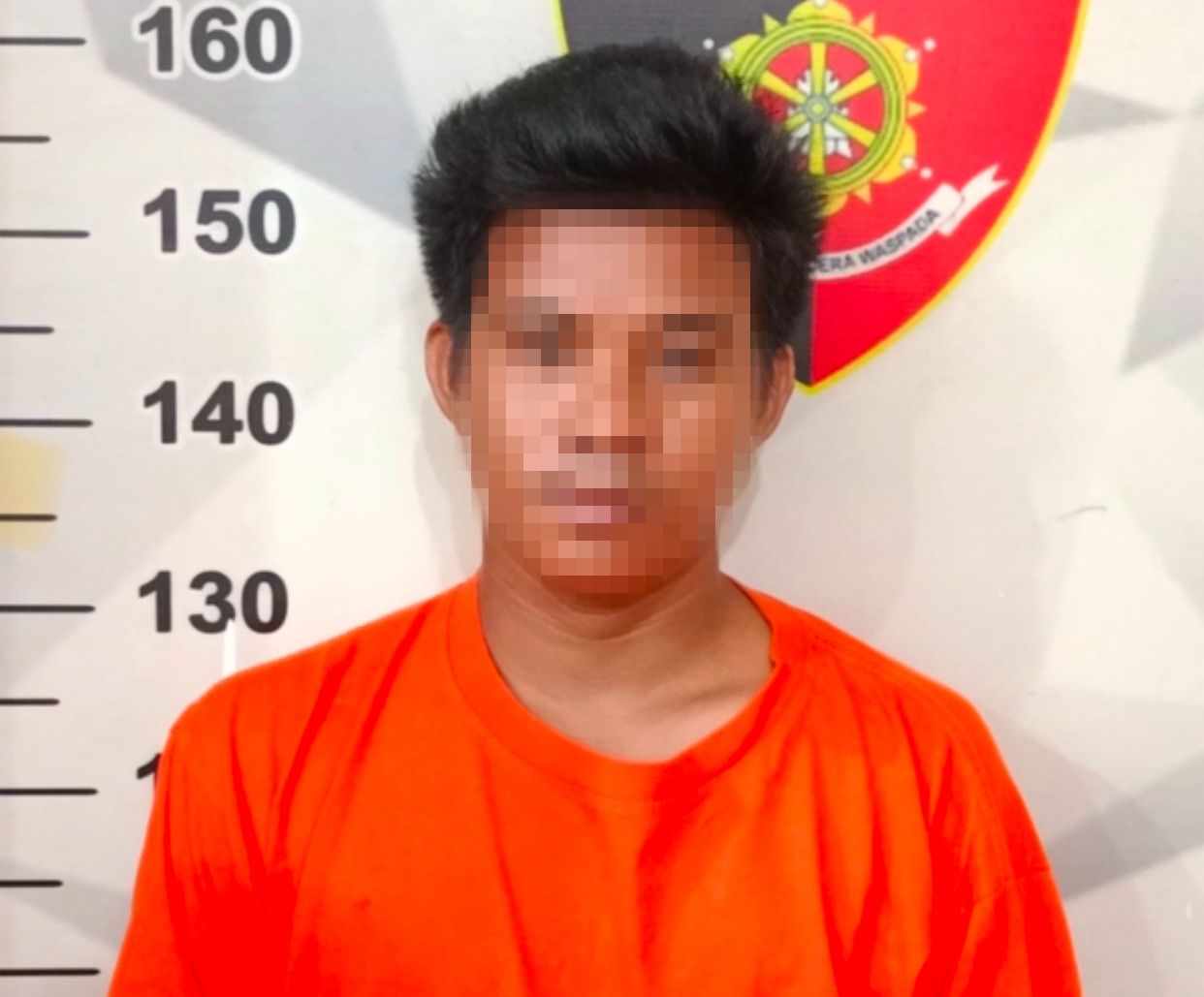 DITAHAN: Polisi menangkap PS (37) atas kasus dugaan pemerkosaan anak di bawah umur di Tanah Bumbu. (Foto: Polres Tanah Bumbu)