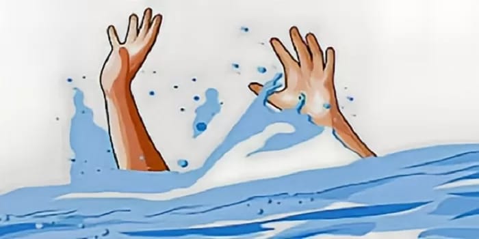 Ilustrasi korban tenggelam di sungai.