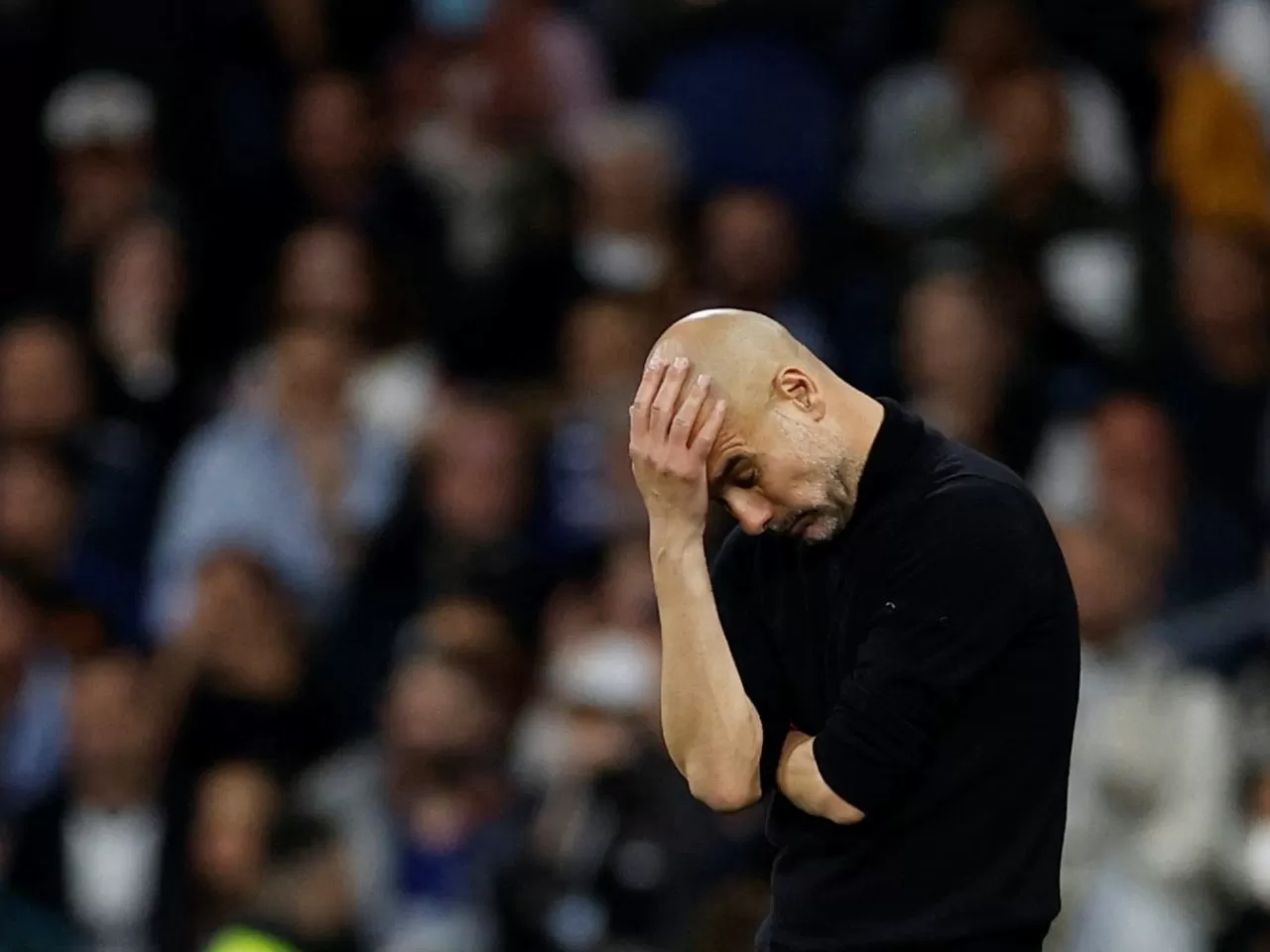 LEBIH BAIK: Pelatih Manchester City, Pep Guardiola meminta timnya bermain lebih baik lagi jika tetap ingin mengamankan tiket di Liga Champions (UCL) musim depan. (UEFA)