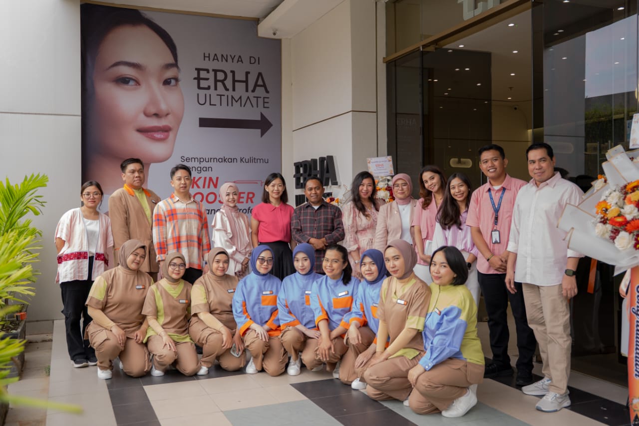 HADIR:ERHA Ultimate hadir di Duta Mall Banjarmasin.(foto:Raudah Anisya/Radar Banjarmasin)