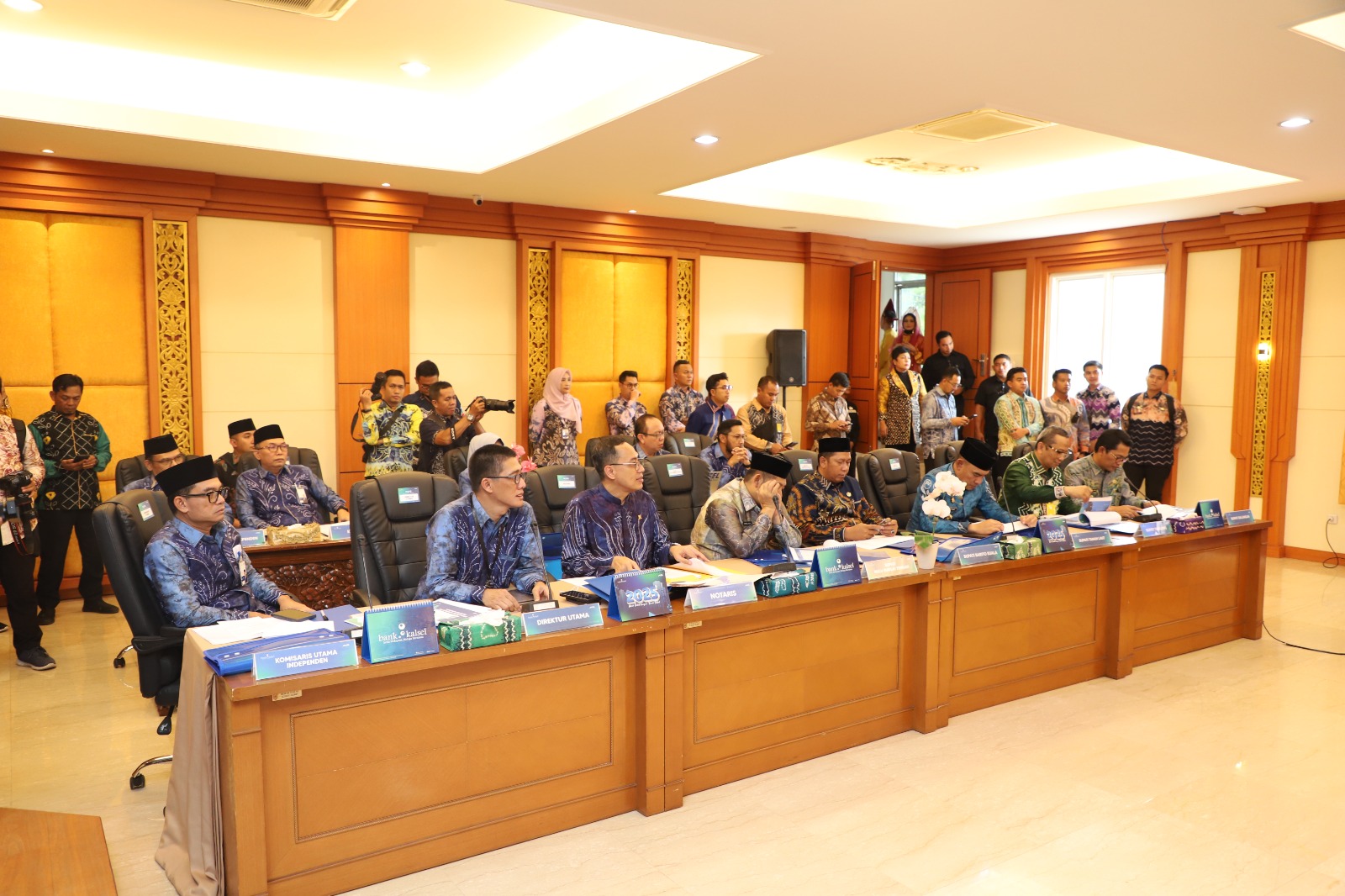 RUPS:Kegiatan RUPS Tahunan 2024 dan RUPS Luar Biasa Bank Kalsel 2025.(Foto:Bank Kalsel)