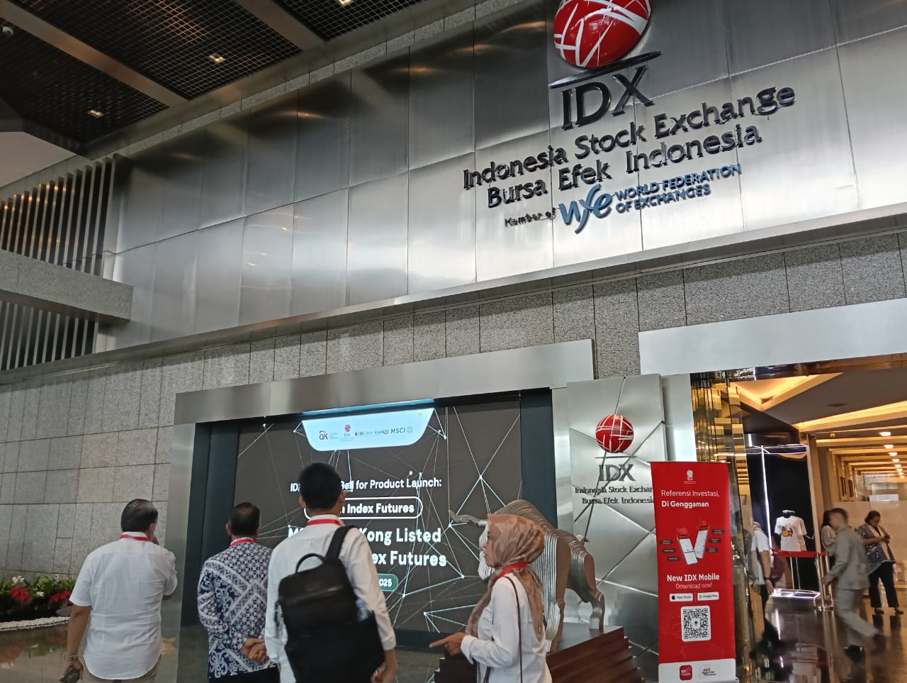 IHSG TURUN:Bursa Efek Indonesia (BEI) membekukan sementara perdagangan (trading hal) Selasa (18/3/2025) pada pukul 11:19:31 waktu Jakarta Automated Trading System (JATS).(Foto:BEI)