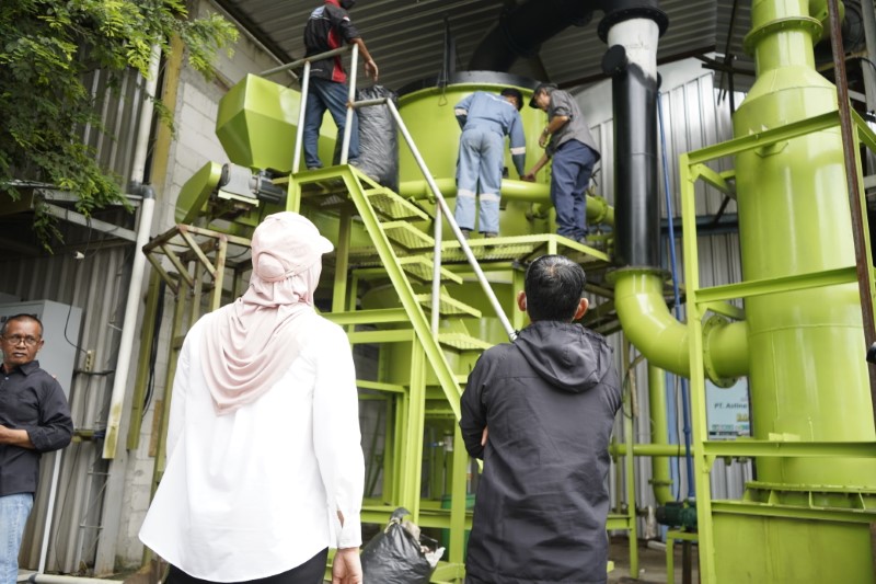 BELAJAR: Pemko Banjarmasin mengunjungi Pusat Teknologi Lingkungan dan Limbah (Pusteklim) Yogyakarta pada Rabu (19/3).