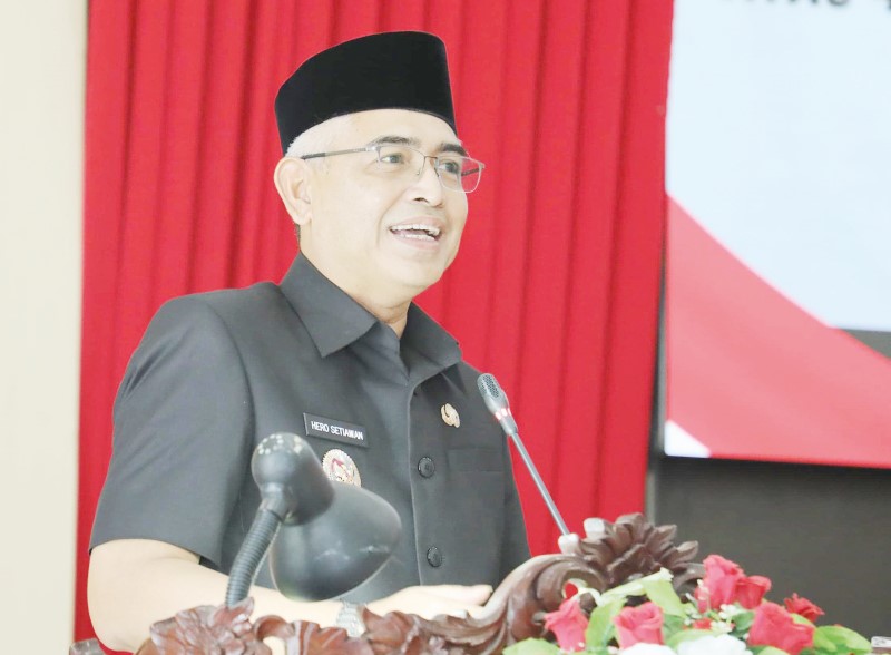 PELAYANAN: Wakil Bupati HSU Hero Setiawan, menyampaikan penyakit yang tidak diklaim oleh BPJS kesehatan, akan ditanggung pemerintah daerah.