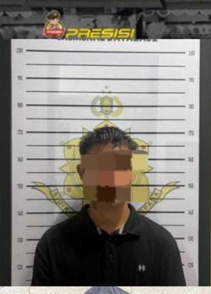 MASUK PENJARA:Pelaku pembunuhan di Nes 15 Desa Tatakan, Kecamatan Tapin Selatan berhasil diamankan Polres Tapin.(Foto:Humas Polres Tapin/Radar Banjarmasin)