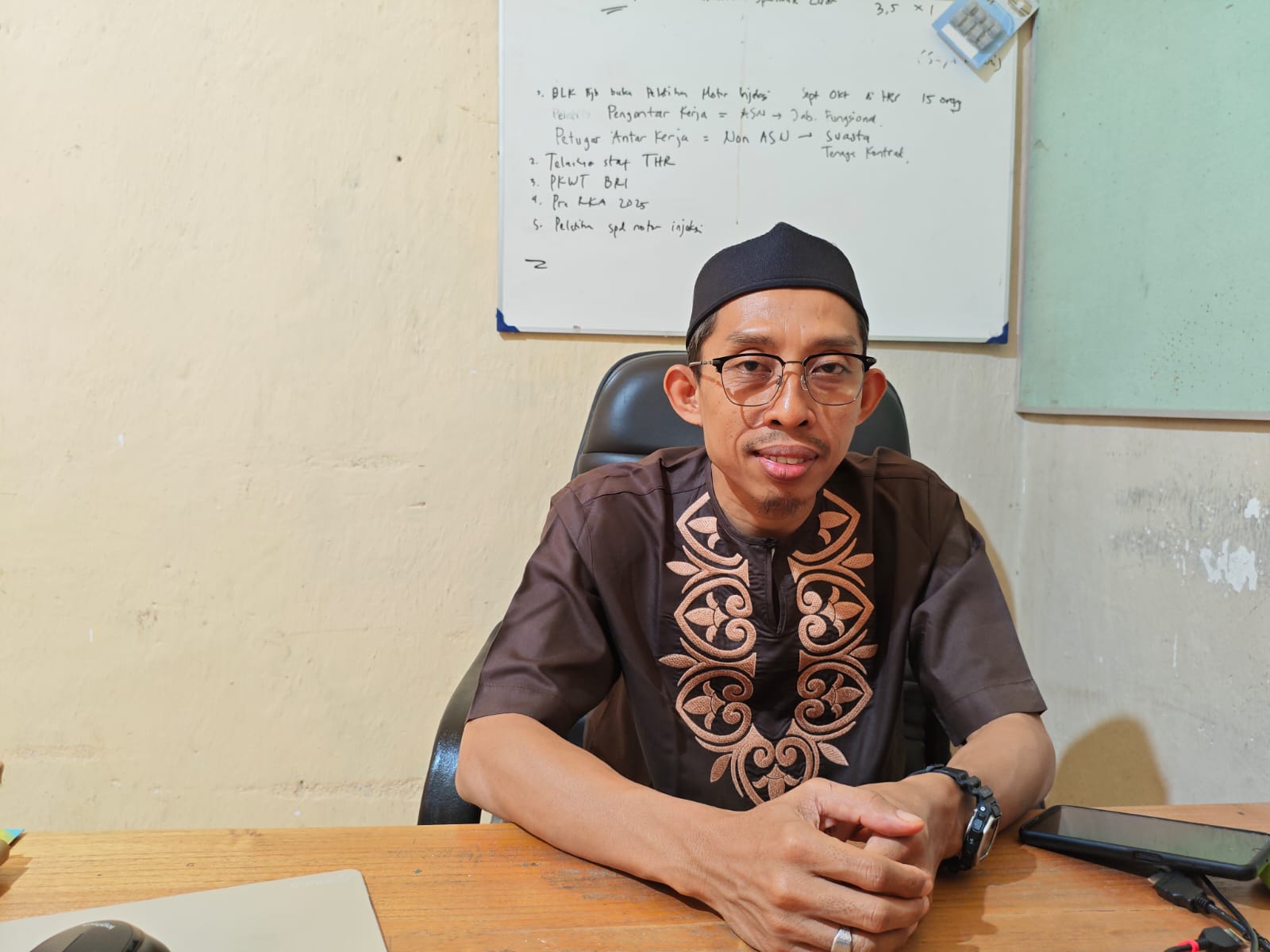 Kabid Ketenagakerjaan Disnaker KUKMP HSS Muhammad Aris