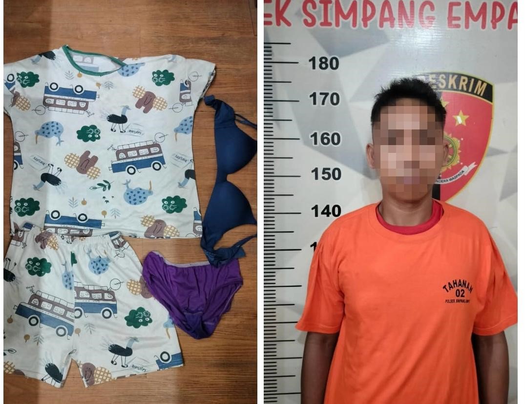 DIRINGKUS: Polisi tangkap NOR (25) tersangka persetubuhan anak di Tanah Bumbu. Ia terancam 15 tahun penjara. (Foto: Polres Tanah Bumbu untuk Radar Banjarmasin)