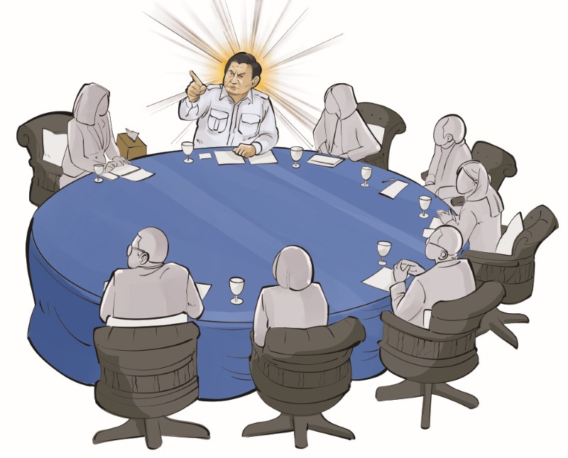 Ilustrasi wawancara Prabowo Subianto