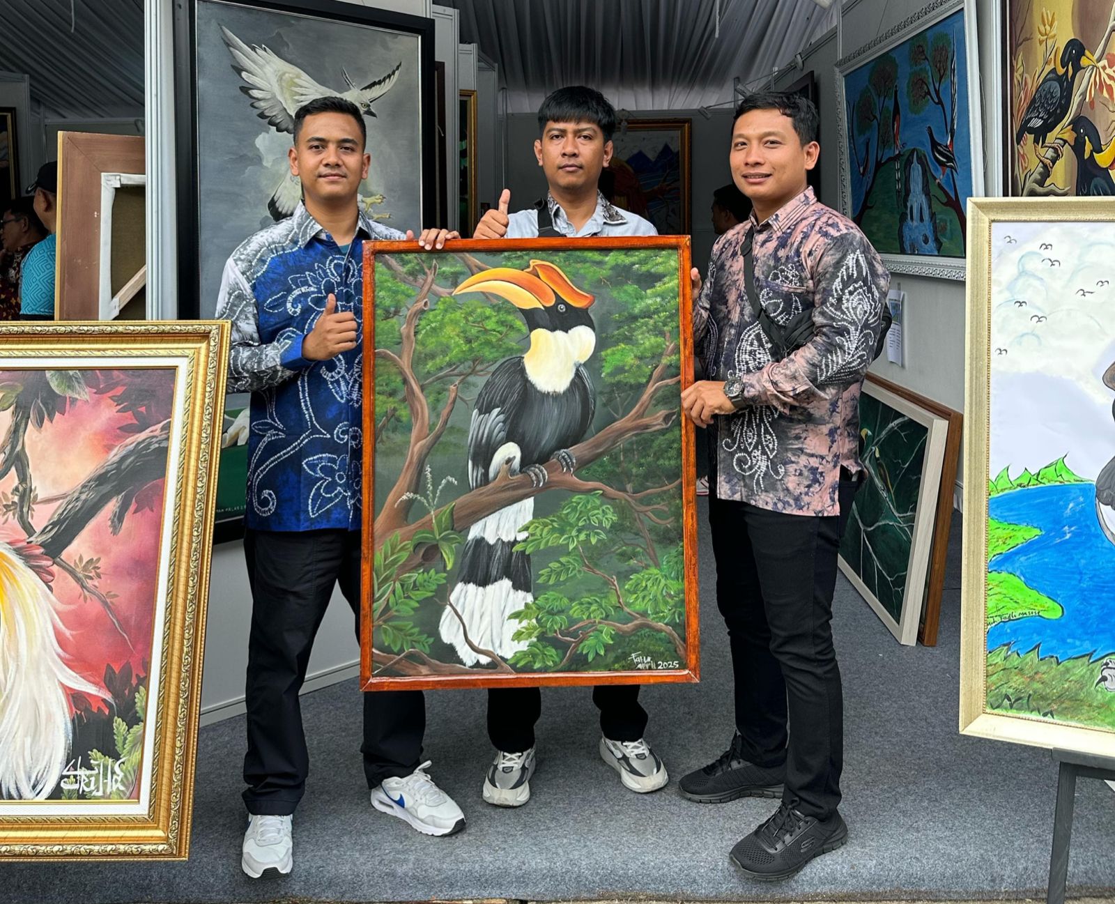 GO NASIONAL: Hasil kreativitas warga binaan Lapas Banjarbaru yang dipamerkan di Indonesian Prison Products and Arts Festival (IPPAFest) Jakarta Pusat.