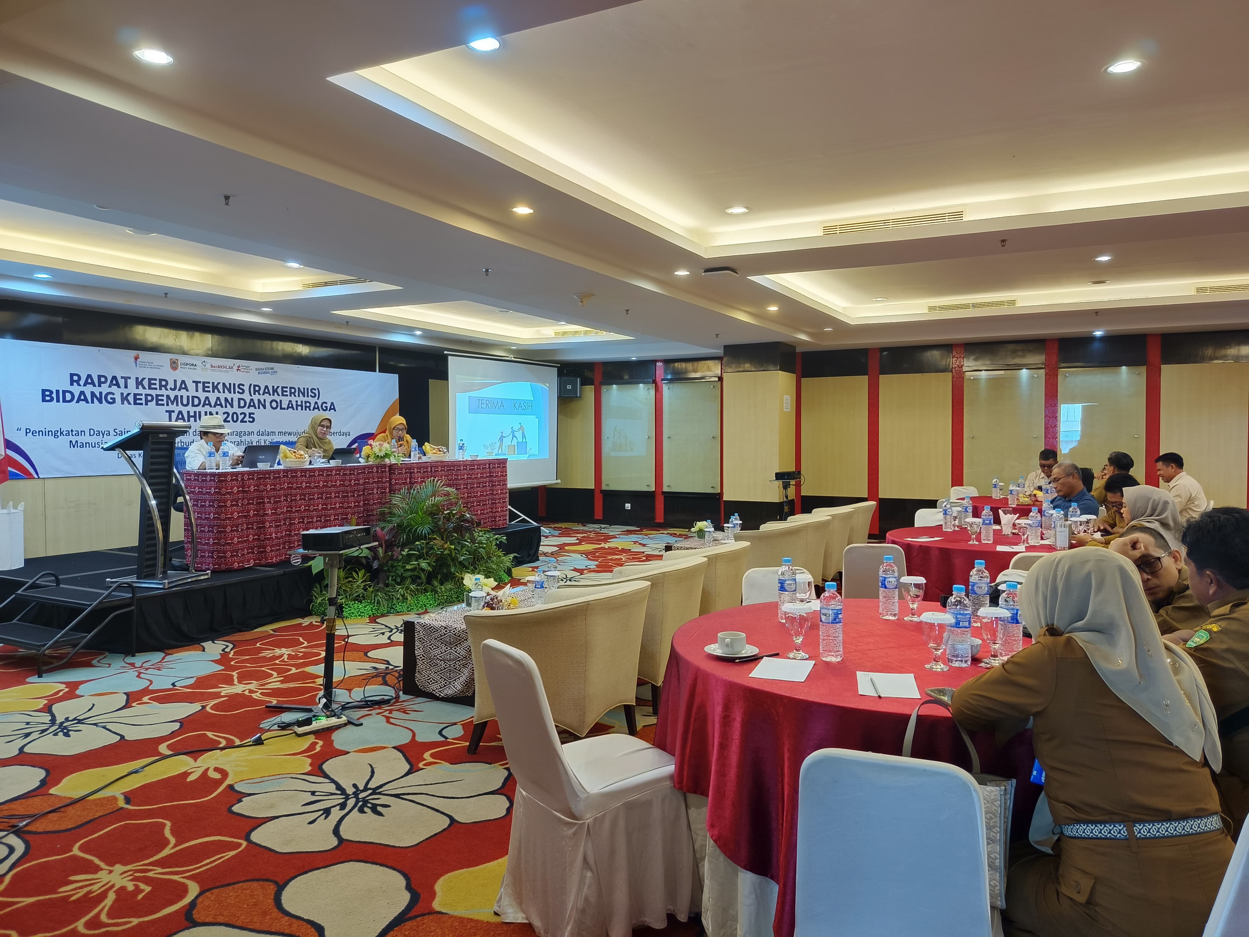 RAKERNIS: Suasana kegiatan Rapat Kerja Teknis (Rakernis) Dispora Kalsel dalam upaya efektivitas program. (M Idris Jian Sidik)