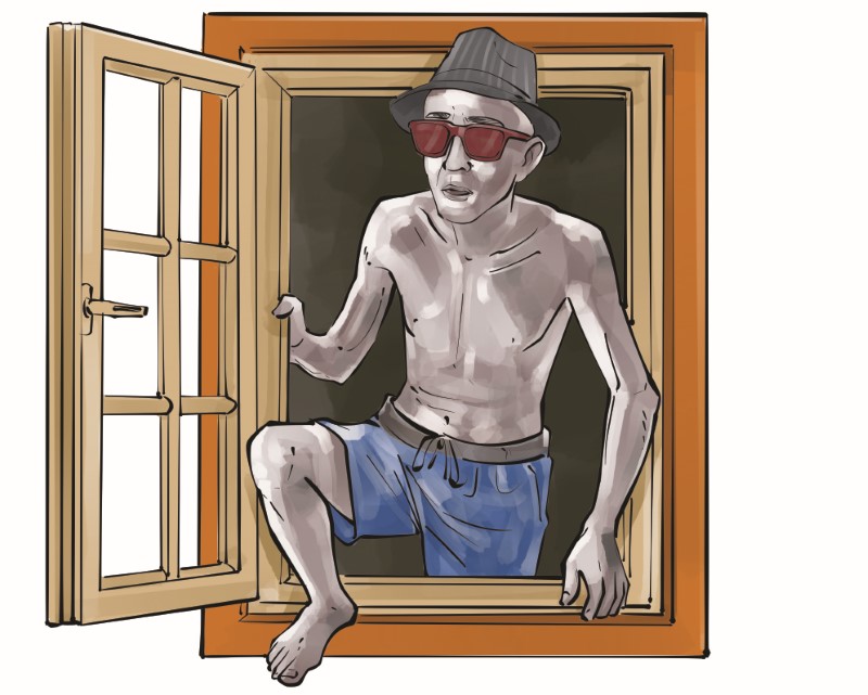 Ilustrasi manusia silver