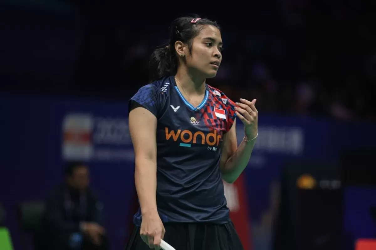 GAGAL: Gregoria Mariska Tunjung gagal tampil di Sudirman 2025 karena vertigo.