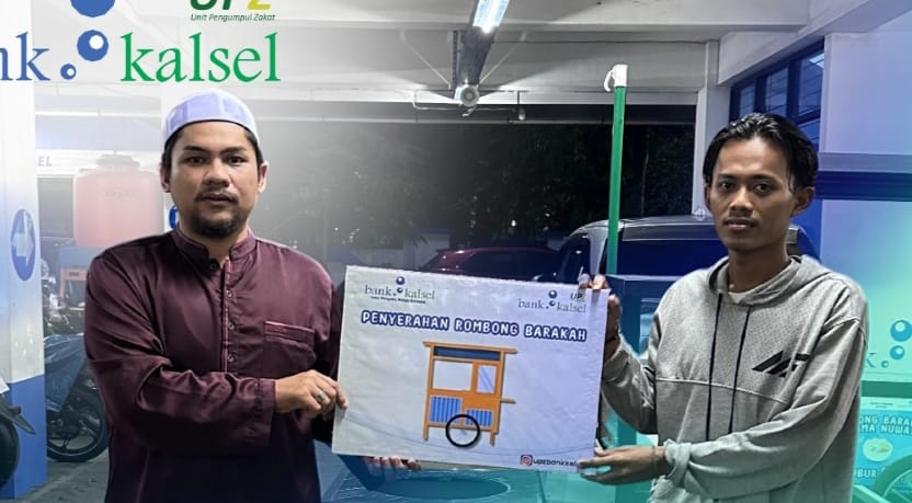 UMKM:Bank Kalsel memberikan bantuan untuk UMKM.(foto:Bank Kalsel untuk Radar Banjarmasin)