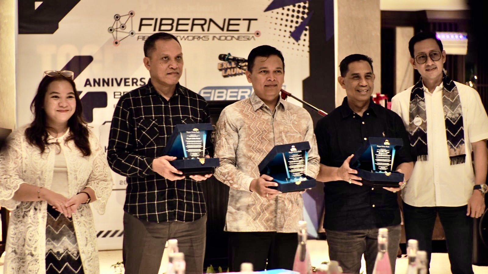 REWARD: Fibernet Banjarmasin juga memberikan penghargaan kepada pelanggan terbaik.