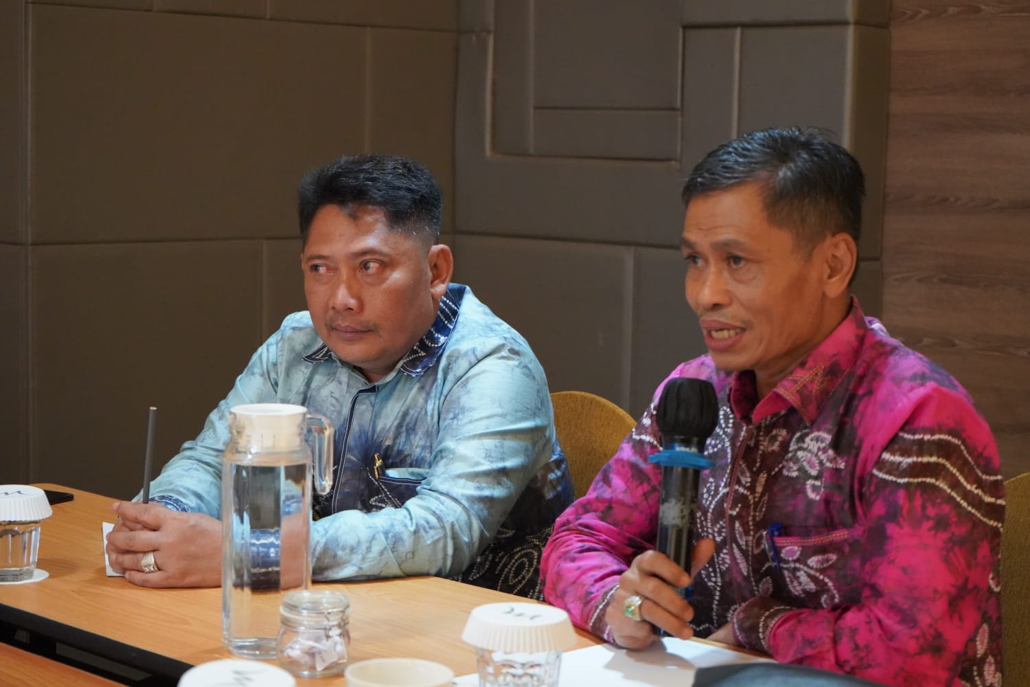 RAKOR: Bupati HST, Samsul Rizal dan Rektor ULM, Prof Ahmad rapat membahas PSDKU di HST.