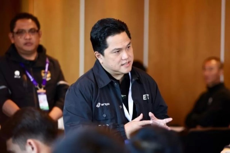 MENGUNGKAPKAN: Ketua Umum PSSI, Erick Thohir mengungkapkan, APBD akan kembali diizinkan untuk alokasi sepak bola.
