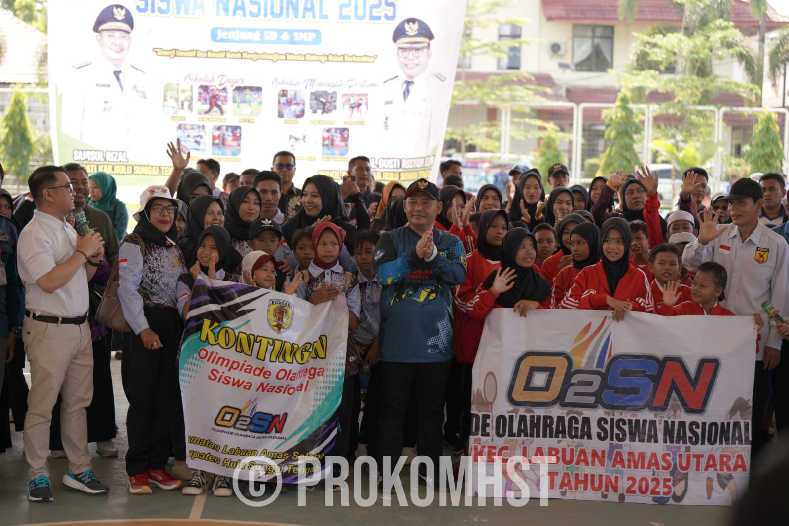 DIMULAI:Perlombaan O2SN Kalsel 2025 dimulai pada 2-5 Mei 2025 di beberapa lokasi di Barabai.(Foto: Prokom HST)