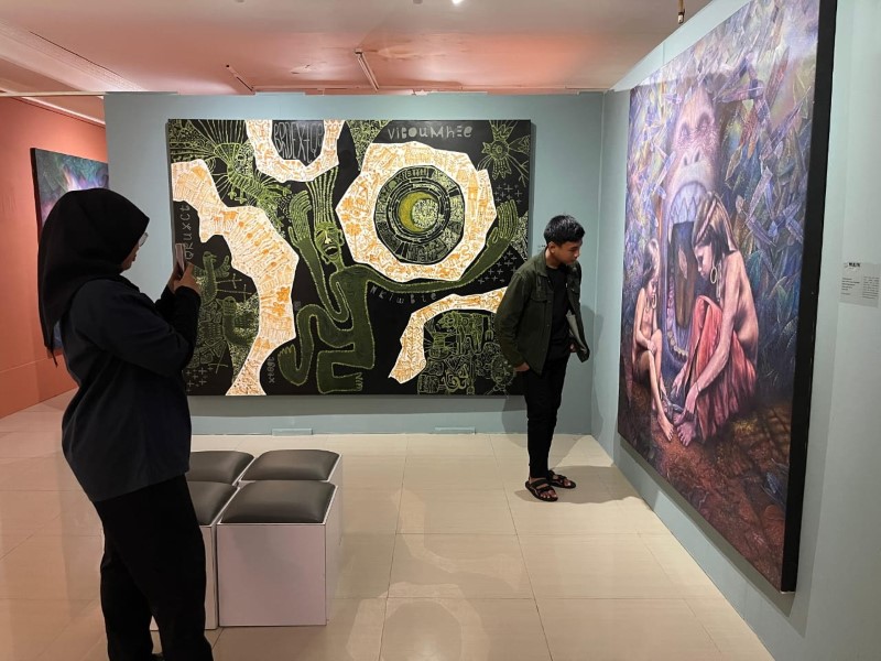 MULOK: Pameran Muatan Lokal berlangsung di Bengkel Solihin, Taman Budaya Kalsel, Kayu Tangi, sampai 20 Mei 2025 nanti.