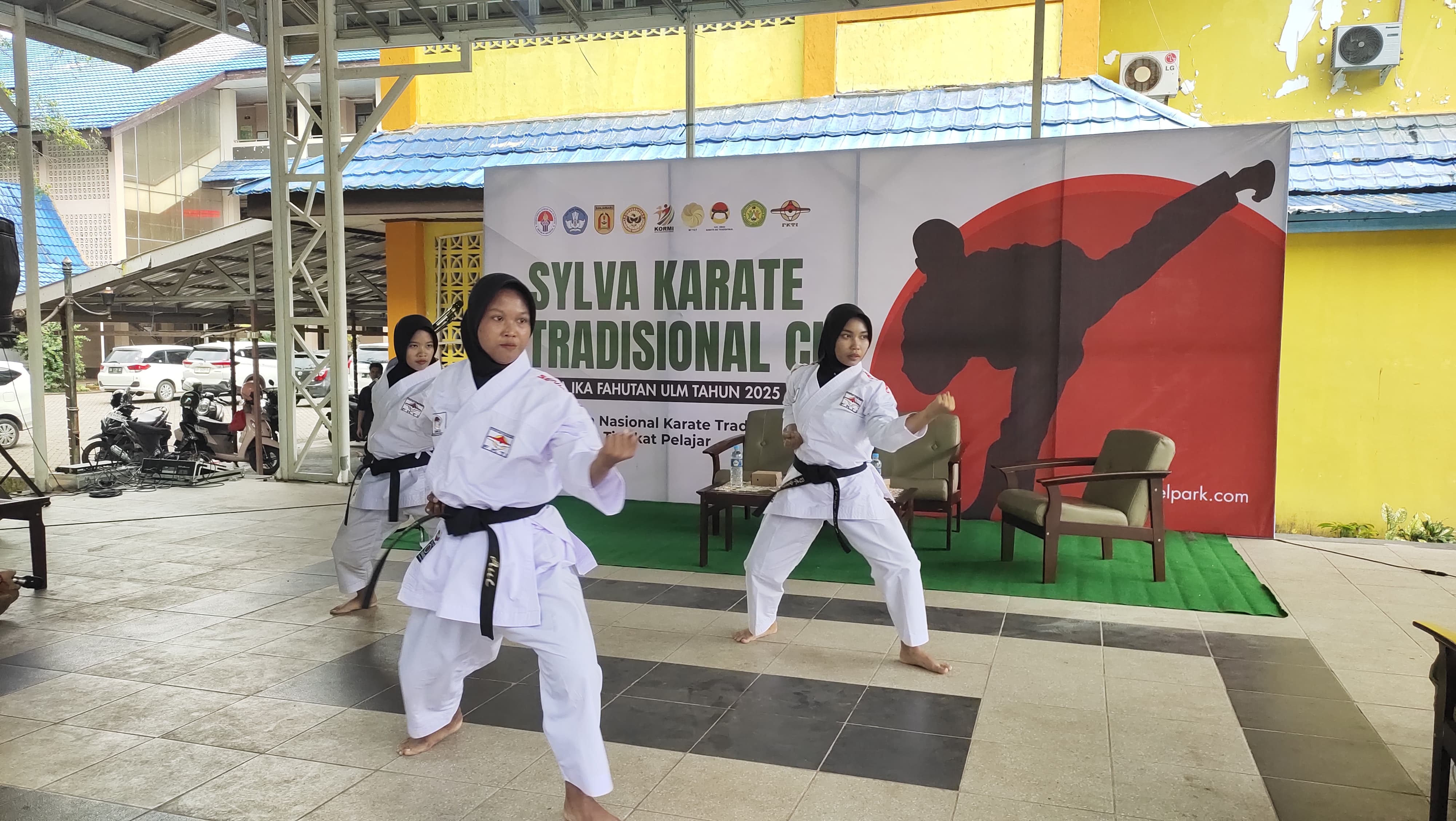 MAIN JURUS: Ajang Sylva Karate Tradisional Cup 2025 akan digelar di Fakultas Kehutanan ULM Banjarbaru, 10-11 Mei 2025.(Foto:M Idris Jian Sidik)