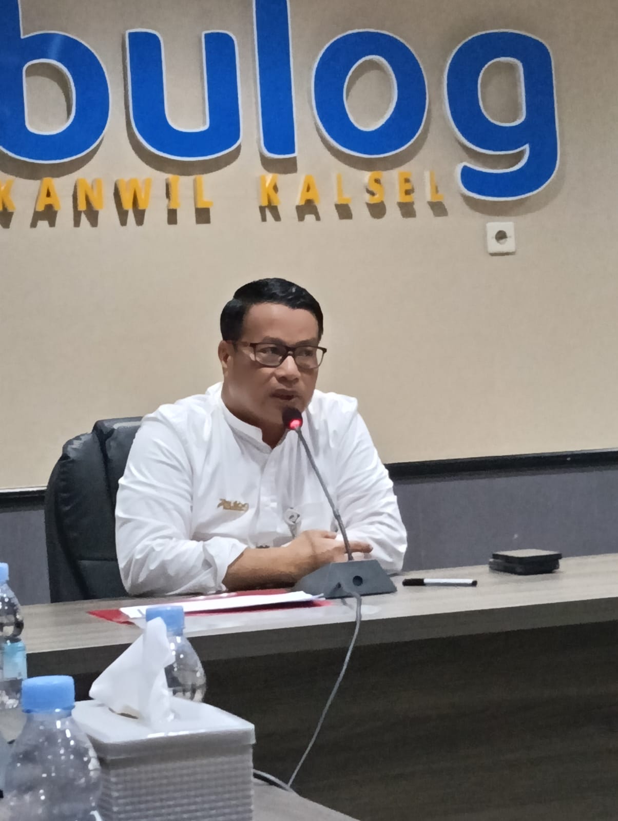 Kepala Bulog Kantor Wilayah Kalsel, Muhammad Akbar Said.(Foto: Raudah Anisya/Radar Banjarmasin)