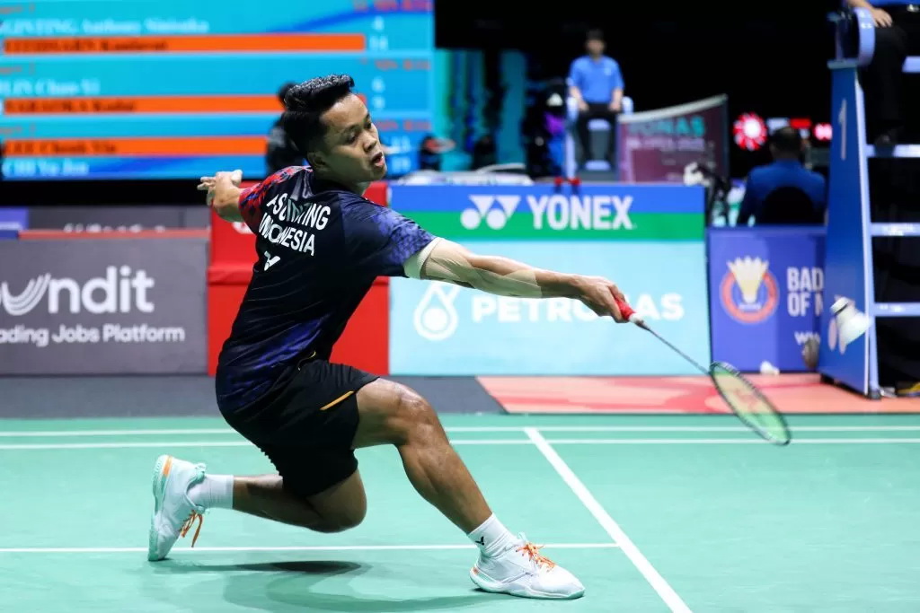 COMEBACK: Anthony Sinisuka Ginting masih fokus dalam pemulihan cedera. (PBSI)