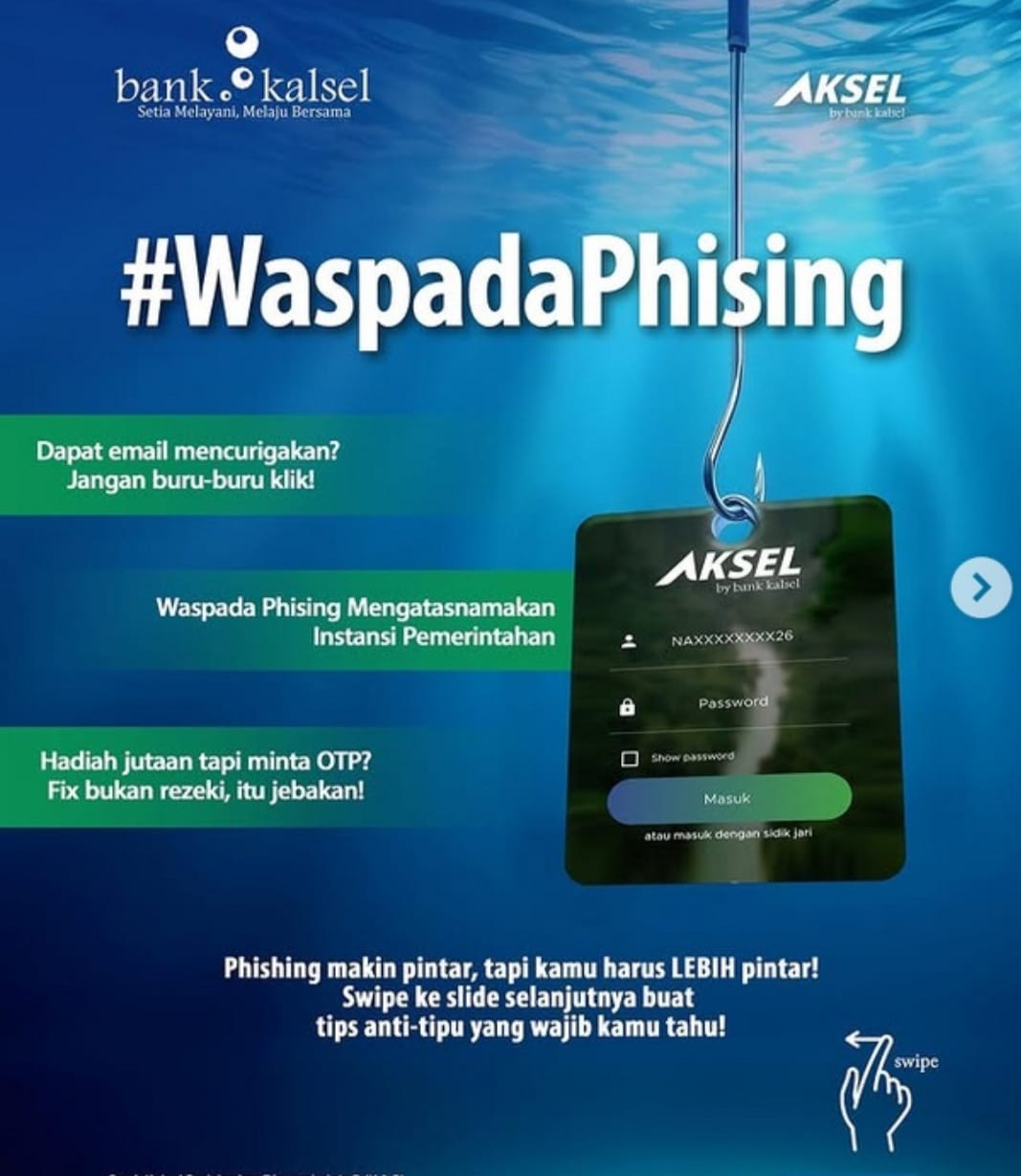 WASPADA:Masyarakat diminta waspada terhadap bahaya Phising.