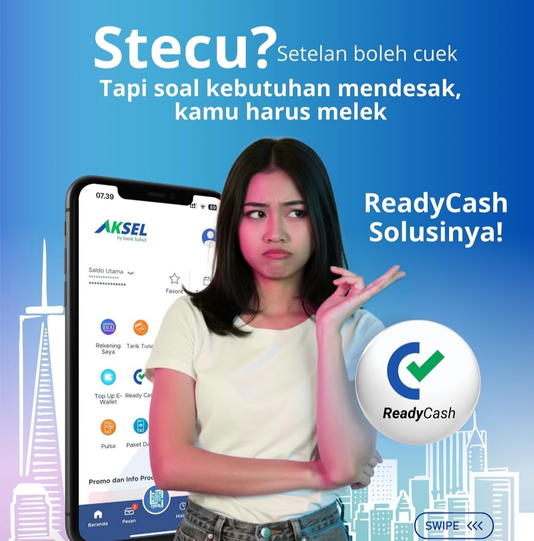 CEPAT : Ready Cash Bank Kalsel solusi untuk dana cepat.