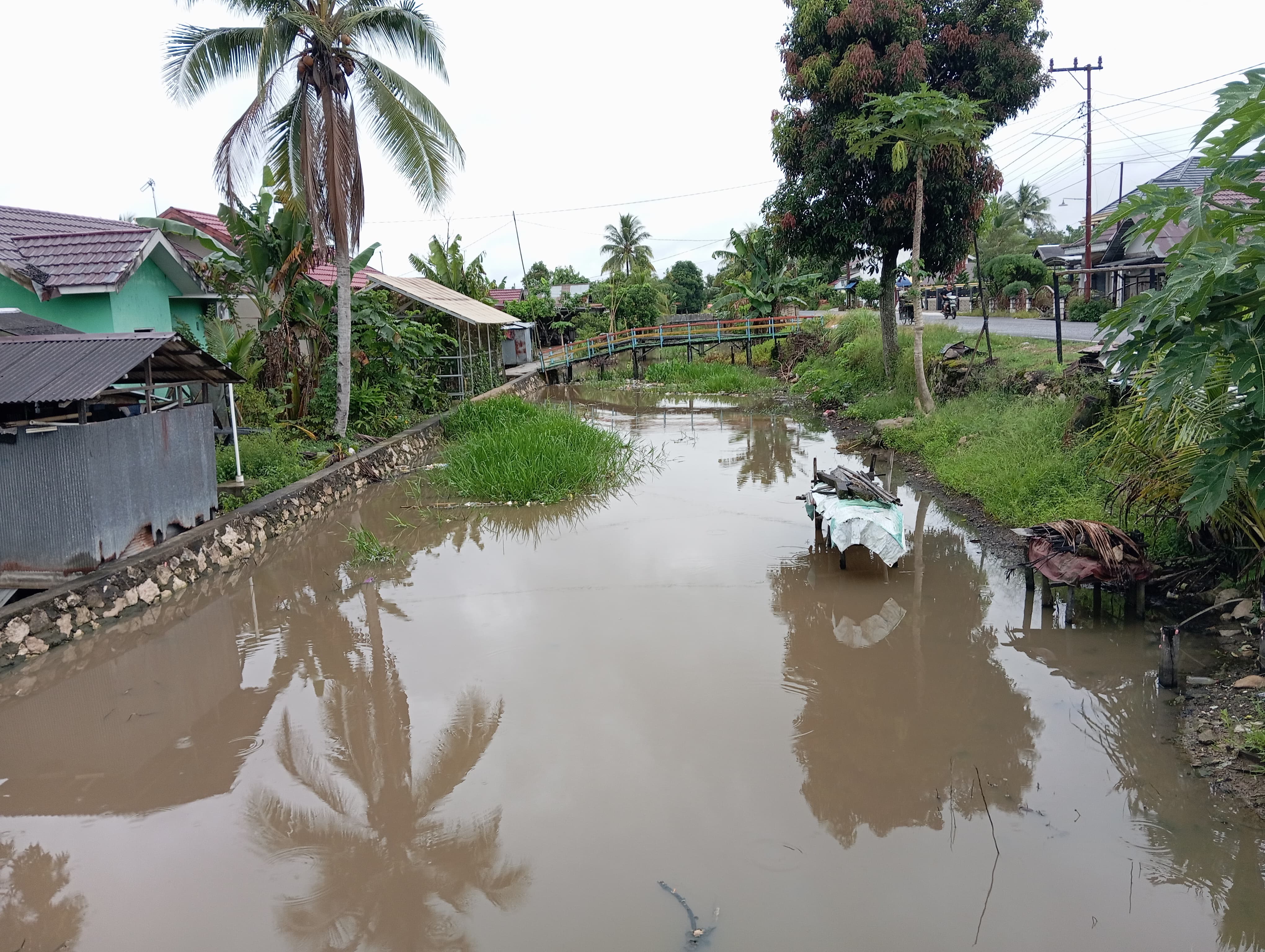 JALUR SUNGAI: Desa Pandahan di Kabupaten Tapin yang banyak melahirkan dan mengembangkan kesenian Tapin.