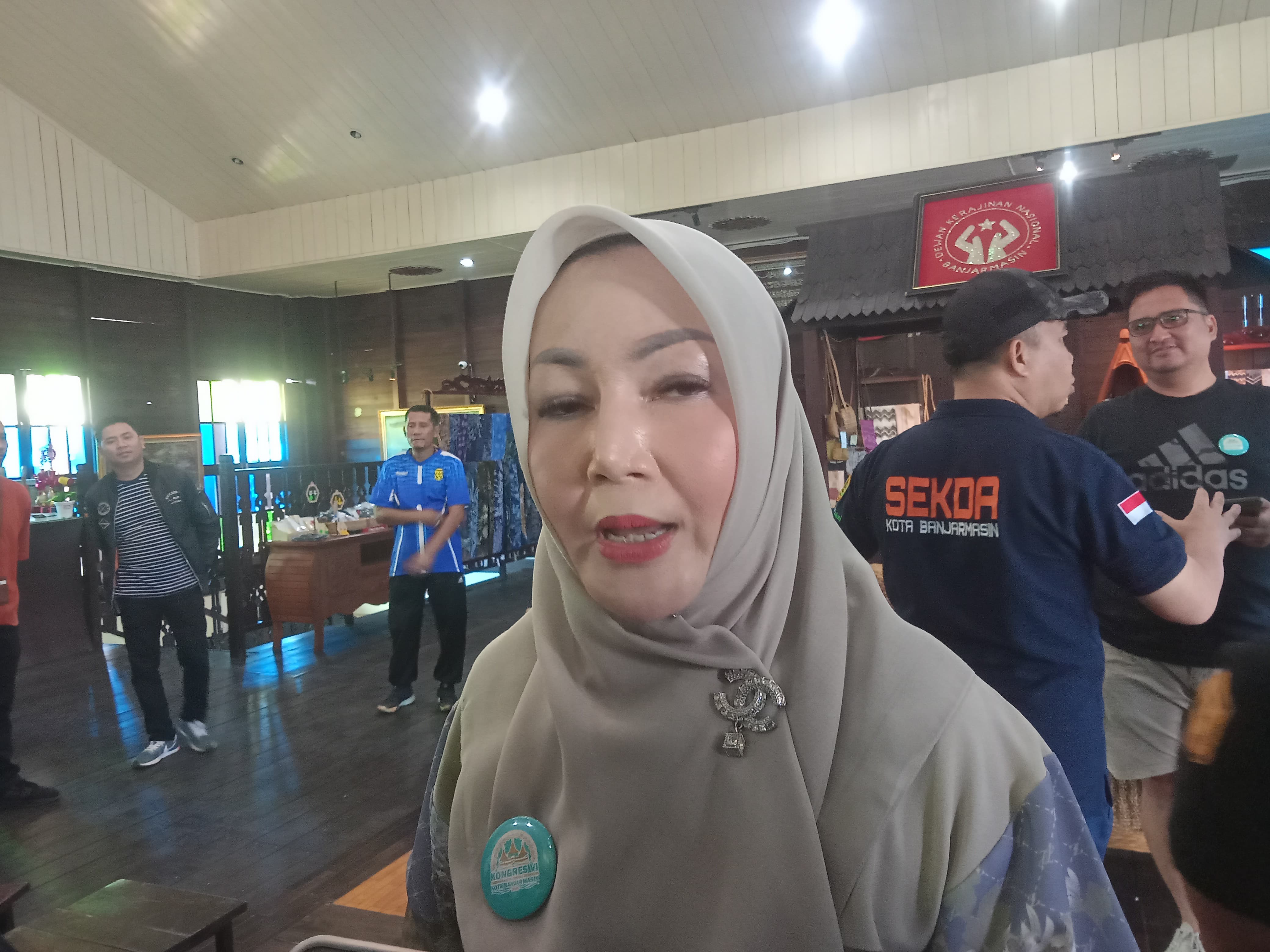 Fitriah, Dinas Kebudayaan, Kepemudaan, Olahraga, dan Pariwisata (Disbudporapar) Banjarmasin. (Foto: RIYAD DAFHI RIZKI/RADAR BANJARMASIN)