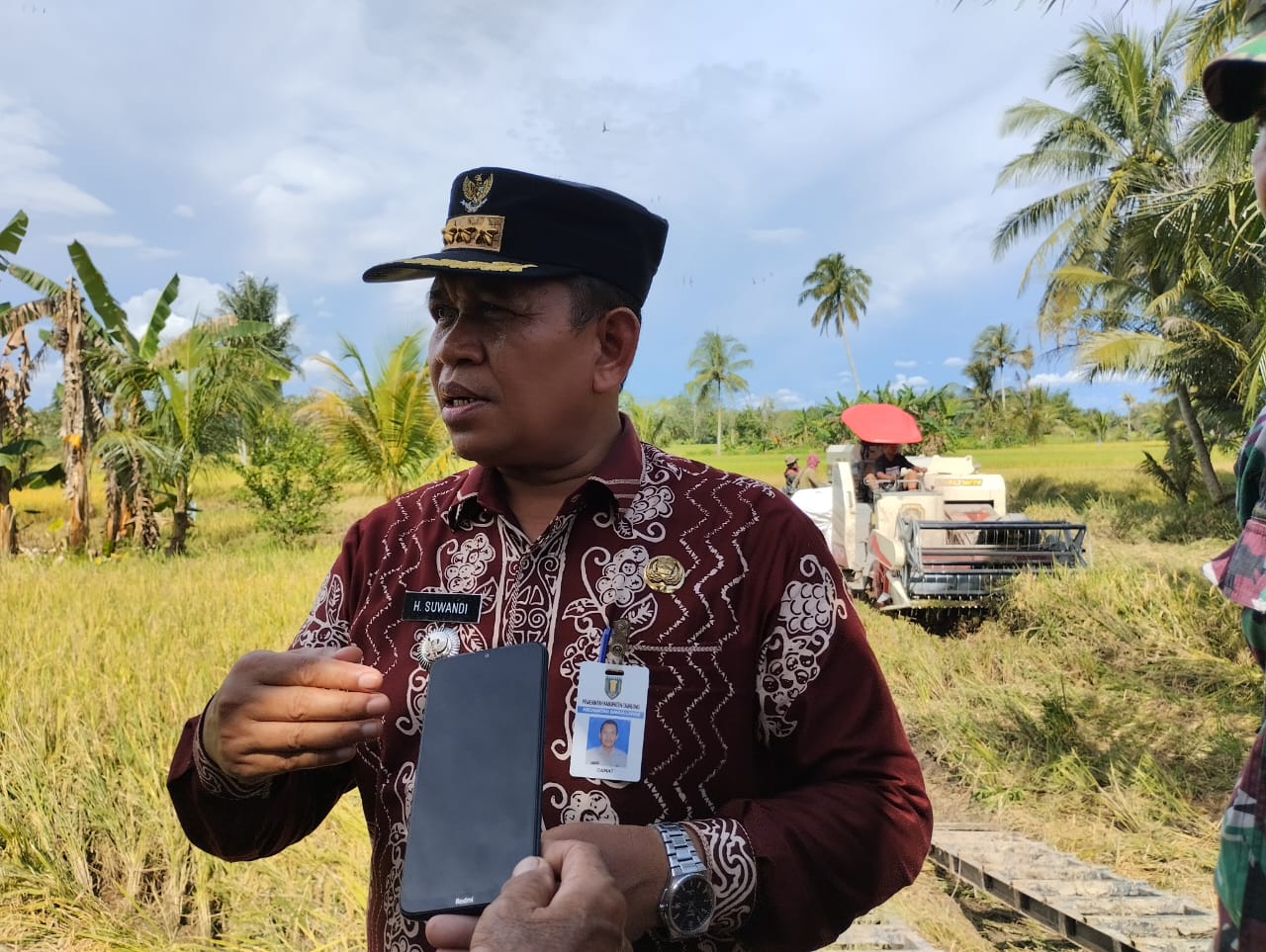 Camat Benua LAwas, Suwandi.(Foto:Ibnu Dwi Wahyudi/Radar Banjarmasin)