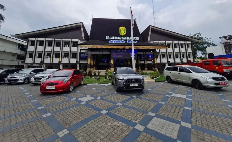 KANTOR PEMKO: Pemko Banjarmasin berhasil menghemat Rp60 miliar melalui kebijakan efisiensi anggaran yang diatur lewat Inpres Nomor 1 Tahun 2025.