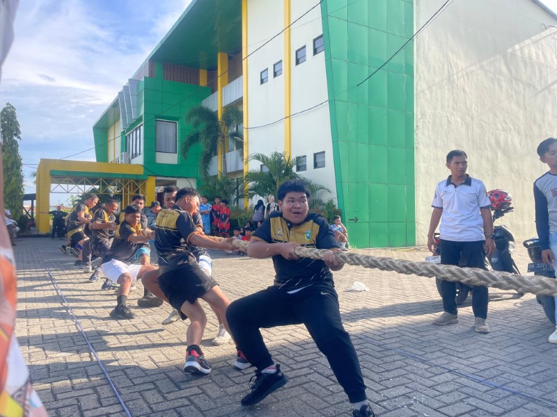 Suasana pertandingan tarik tambang saat penyelenggaraan event Festival Olahraga Daerah (Forda) beberapa waktu lalu