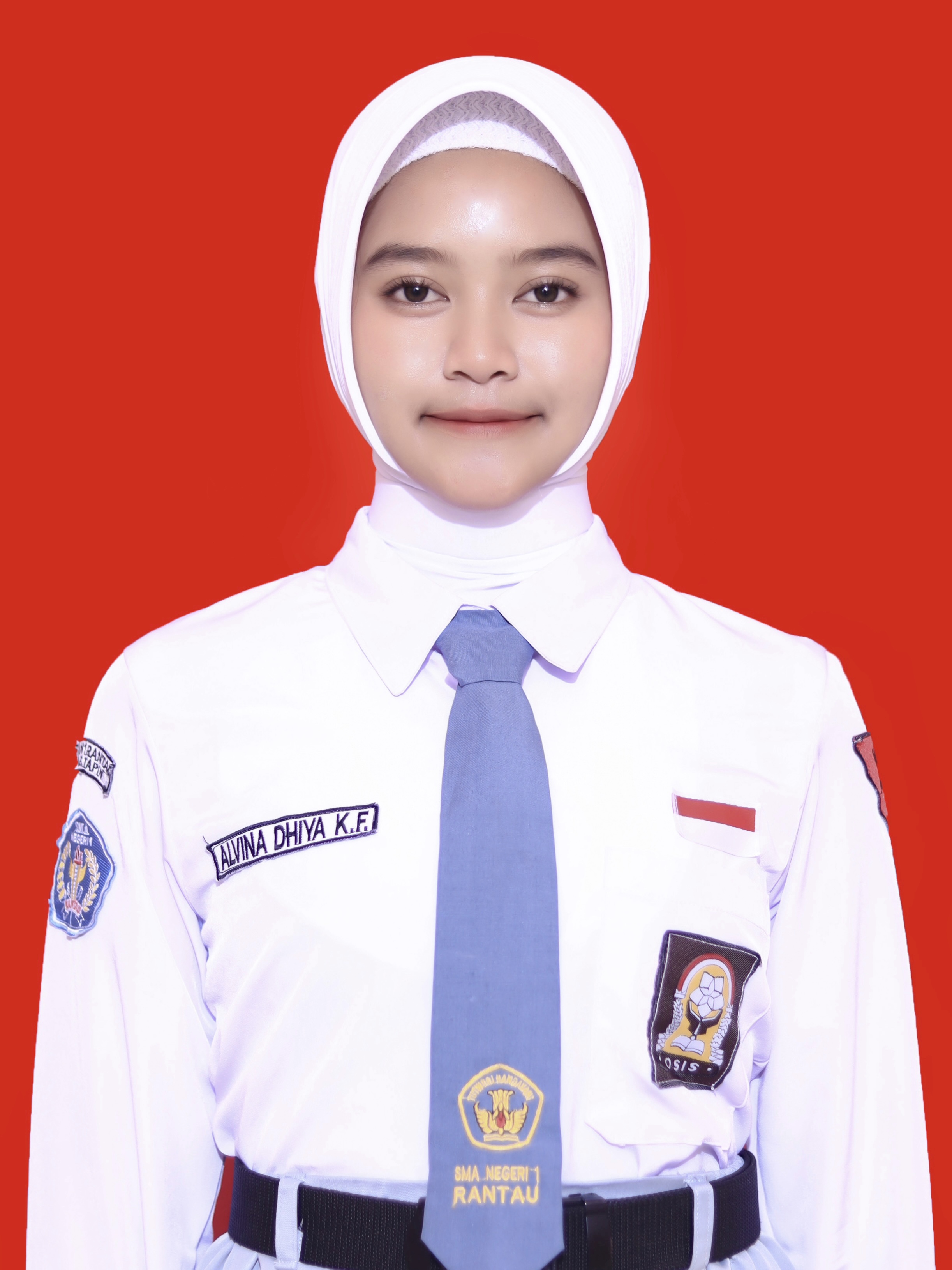 SELEKSI PASKIBRAKA: Alvina Dhiya Kamila Faradisa, anak seorang anggota polisi di Polres Tapin yang akan mengikuti seleksi Paskibra tingkat Nasional.