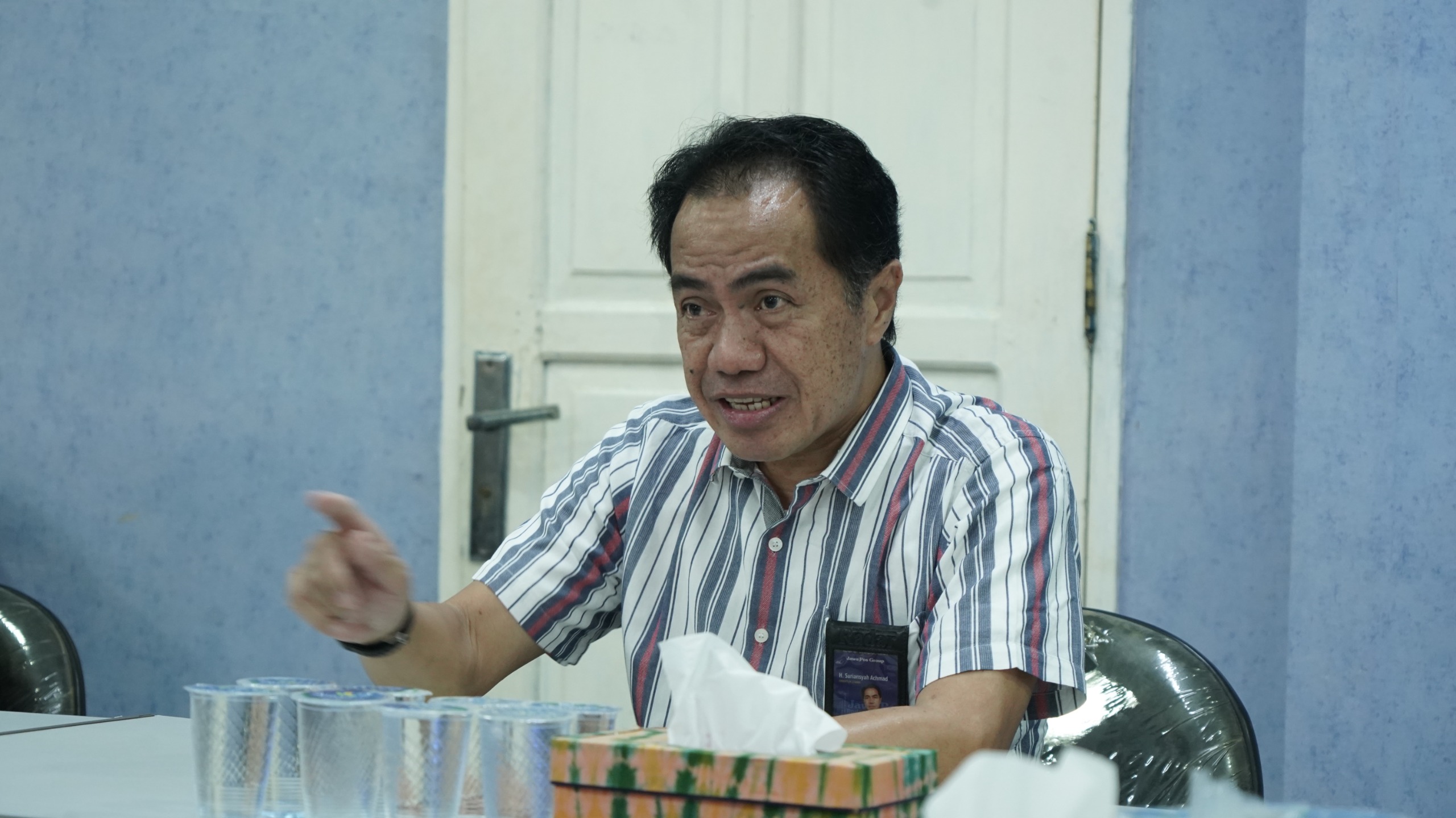 ANDAL:Direktur Utama PT Duta Banua Banjar, H Suriansyah Achmad mengapresiasi keandalan layanan PLN yang sangat membantu kelancaran operasional perusahaan yang dipimpinnya.