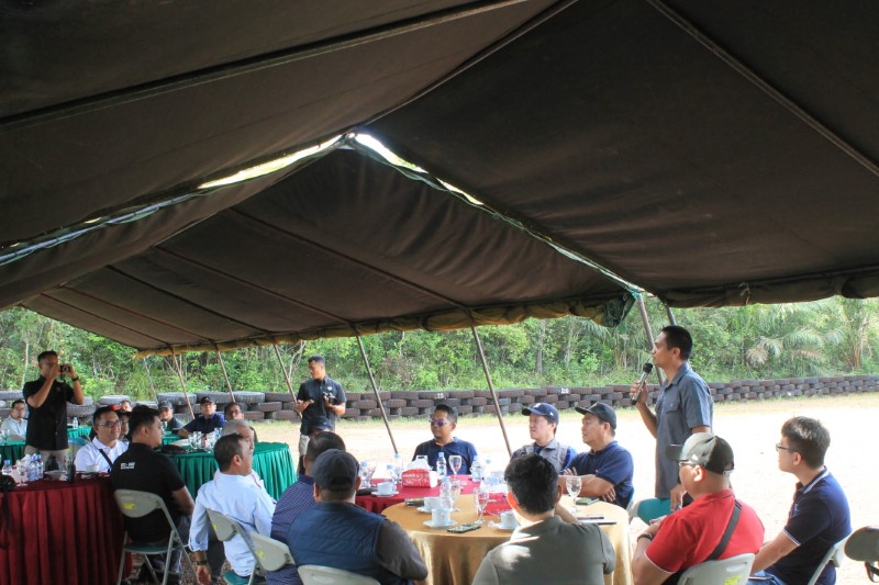 Welcome Speech &ndash; Danyonif 623/BWU Letkol Inf Ading Priyotantoko menyampaikan sambutan selamat datang