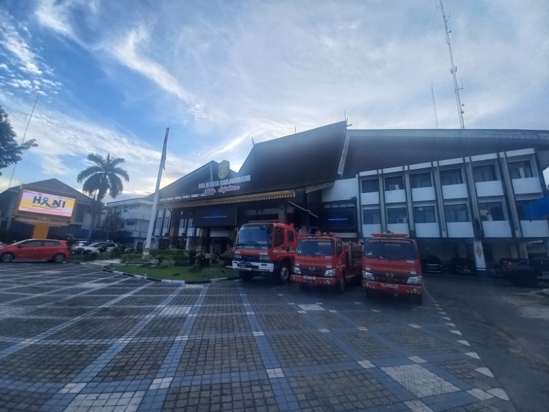 EKSEKUTIF: Kantor Pemko Banjarmasin di Jalan RE Martadinata.