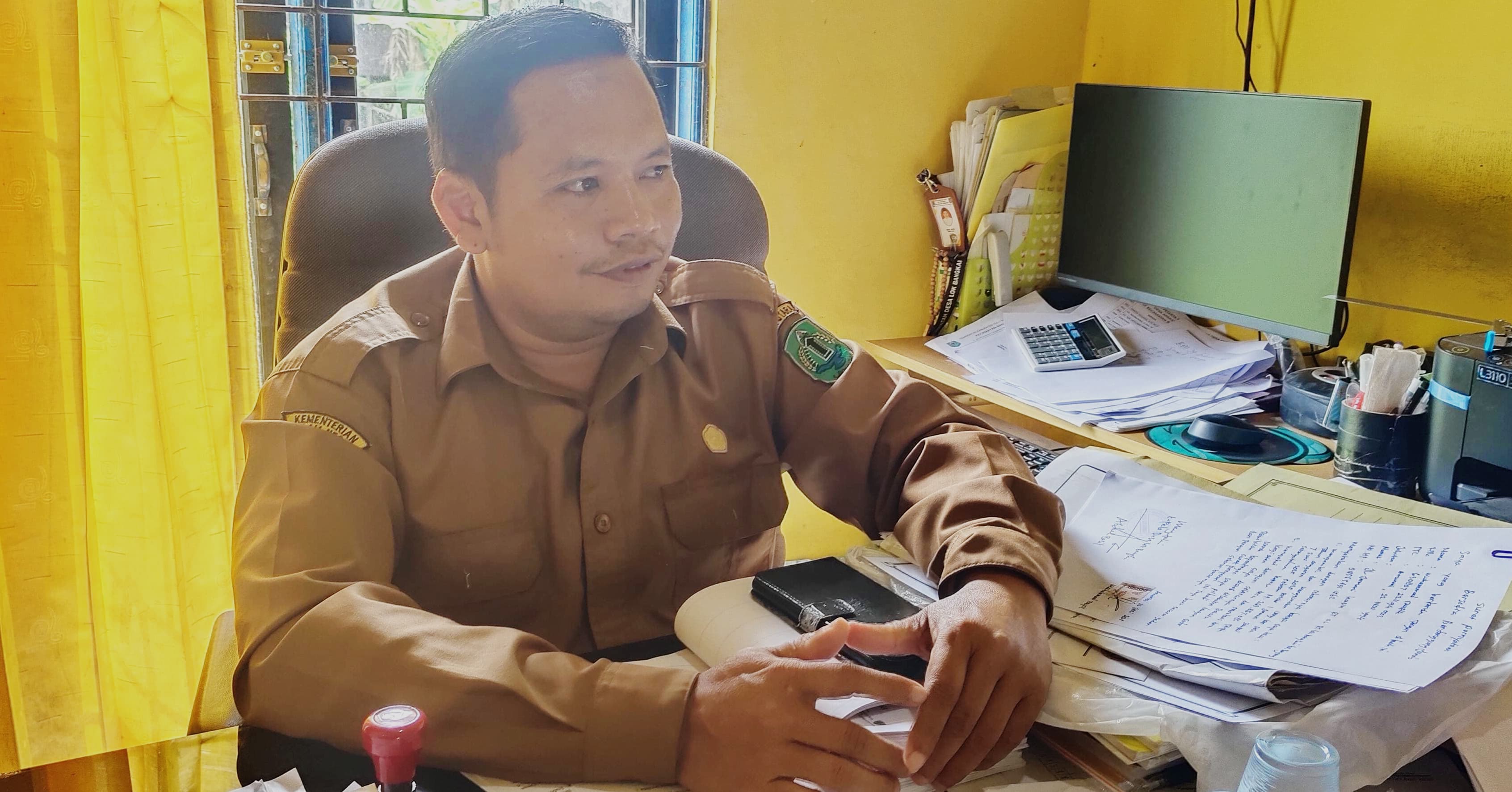 Kepala Desa Lok Bangkai, Abdul Basit.(Foto:Istimewa)
