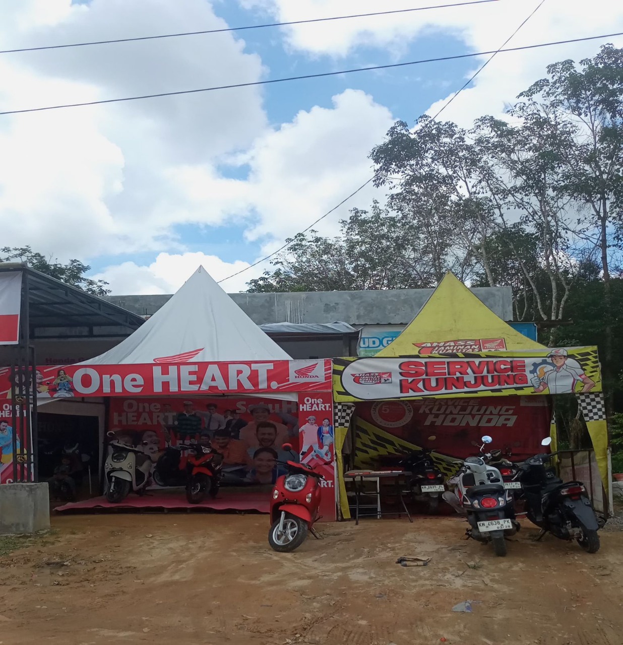 LAYANAN:Dealer Honda berikan layanan servis kunjung.(Foto:Trio Motor)