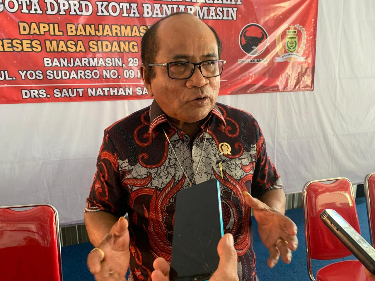 Anggota Komisi IV DPRD Kota Banjarmasin, Saut Nathan Samosir.