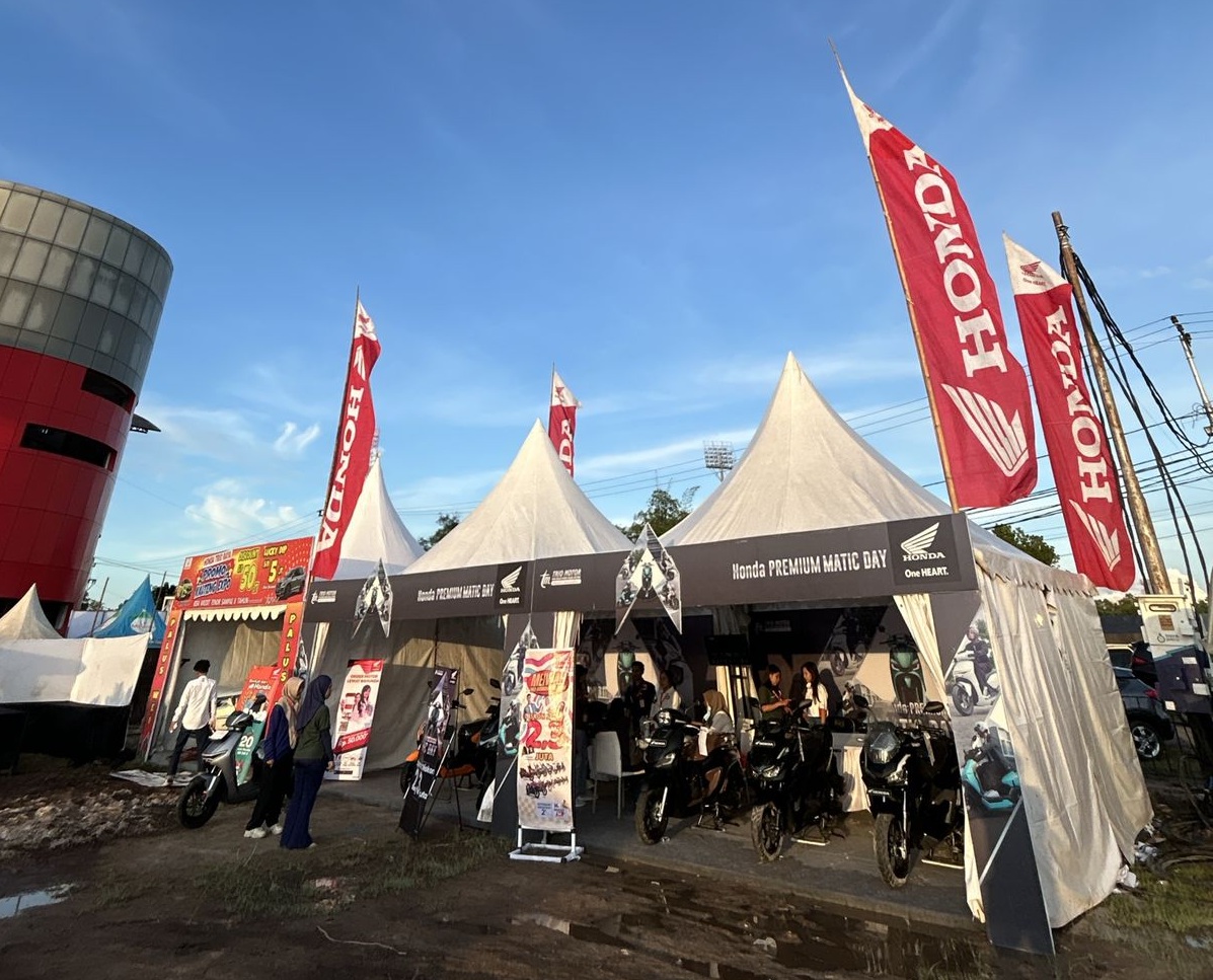 HONDA: Kegiatan Honda Premium Matic Day di Palangkaraya. (TRIO MOTOR)