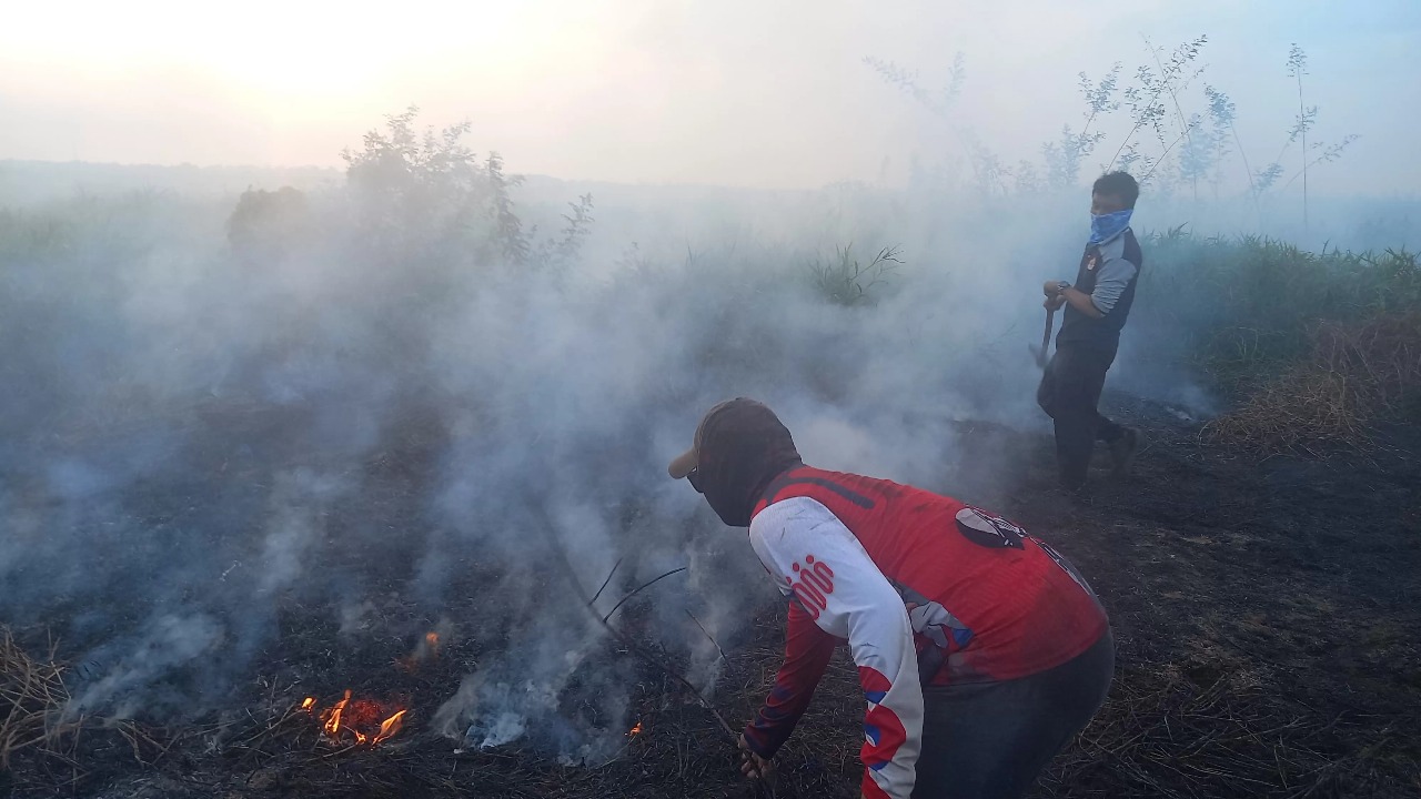 KARHUTLA TAHUN LALU: Pemprov sudah mengusulkan permohonan dini bantuan enam helikopter dan Operasi Modifikasi Cuaca ke BNPB tahun ini. (Foto: Dokumen Radar Banjarmasin)