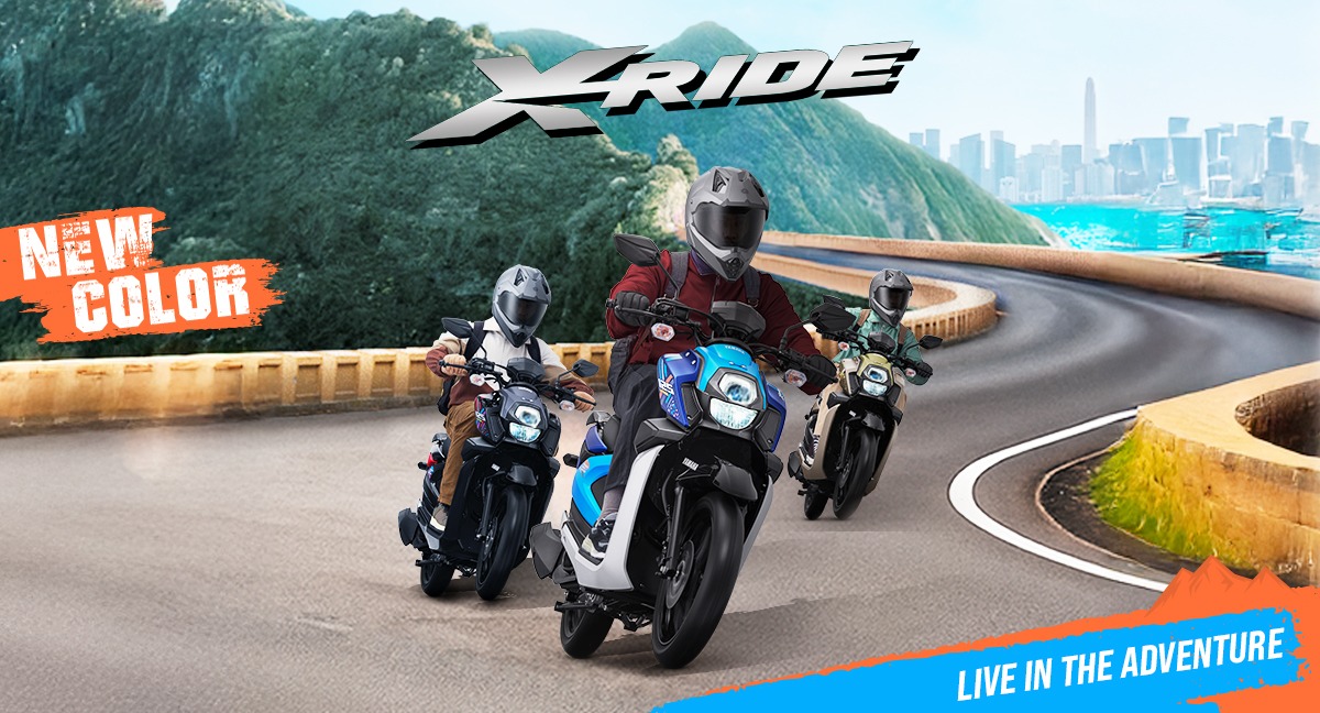 SEGALA MEDAN: Dengan tampilan yang sporty dan agresif, Yamah X Ride 125 merupakan pilihan terbaik bagi para pengendara dengan jiwa petualang.