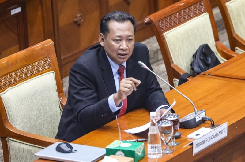 WAKIL KETUA: Pimpinan Komisi Pemberantasan Korupsi (KPK) Fitroh Rohcahyanto. (Salman Toyibi/Jawa Pos)