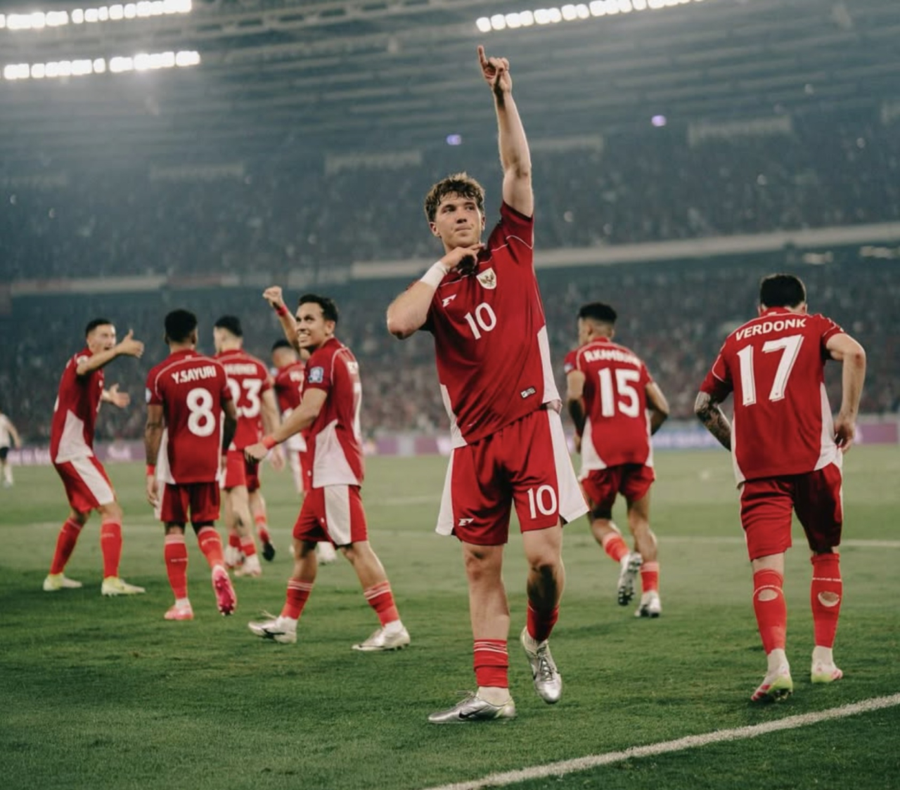 TERBAIK: Peringkat FIFA Timnas Indonesia melonjak tajam ke posisi 118 dunia per 10 Juli 2025. Tim Garuda sedikit lagi kudeta Thailand jadi raja ASEAN. (Media PSSI)