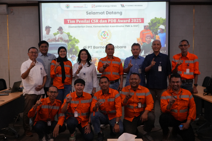 KUNJUNGAN:Tim penilai CSR and PDB Award 2025 bertandang ke site PT BIB untuk memantau langsung program CSR yang dijalankan PT BIB.(foto-foto: PT BIB)