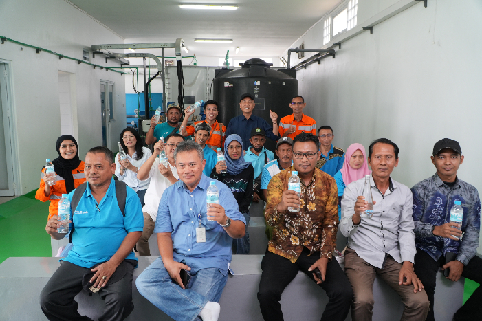 BERDAYA GUNA:Program Andaru Mamulih Angsana jadi salah satu program unggulan PT BIB dalam menyediakan air bersih dan air minum bagi warga desa sekitar.