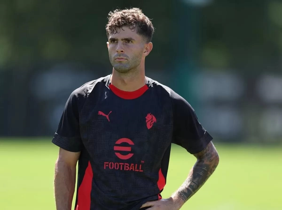 MENOLAK: Cristian Pulisic bahagia bersama AC Milan, ia menolak berduet dengan Cristiano Ronaldo di Al Nassr. (Instagram/@cmpulisic)