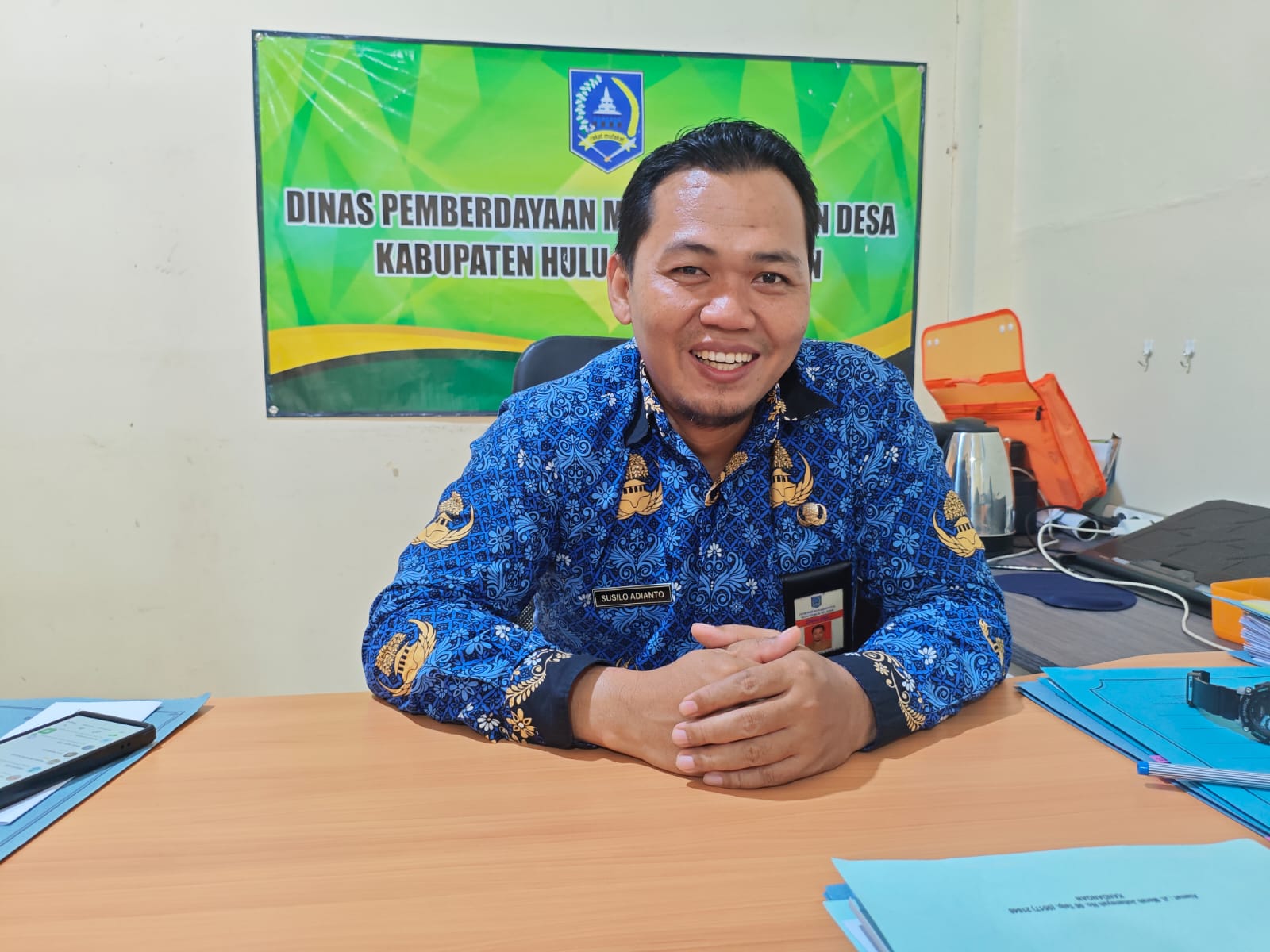 Kepala Dinas PMD HSS Susilo Adianto