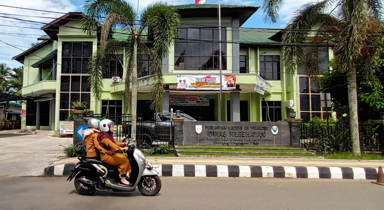 LAYANI MASYARAKAT:Kantor Dinkes Tabalong yang menjadi tempat pelayanan kesehatan bagi masyarakat Tabalong.