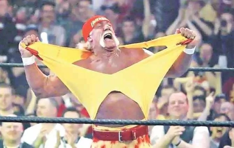 BERPULANG: Pegulat legendaris Hulk Hogan, dilaporkan meninggal dunia di usia 71 tahun pada Kamis (24/7) malam WIB.